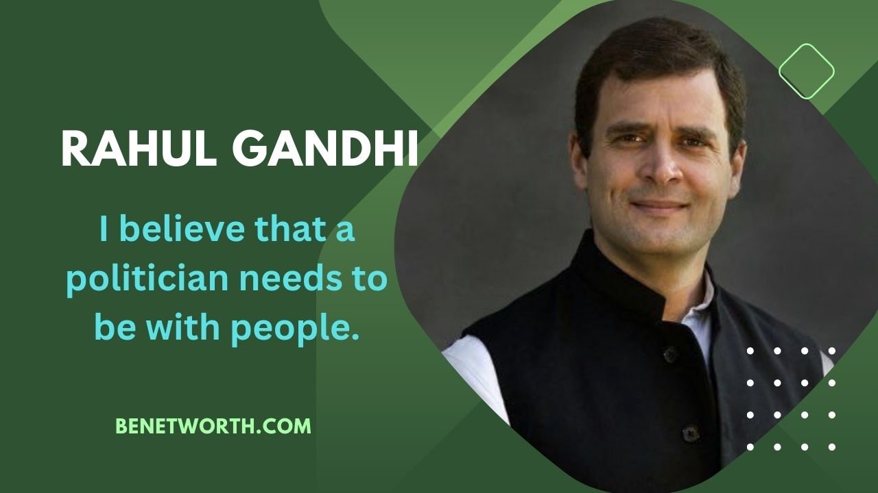 Rahul Gandhi Net Worth 2023 