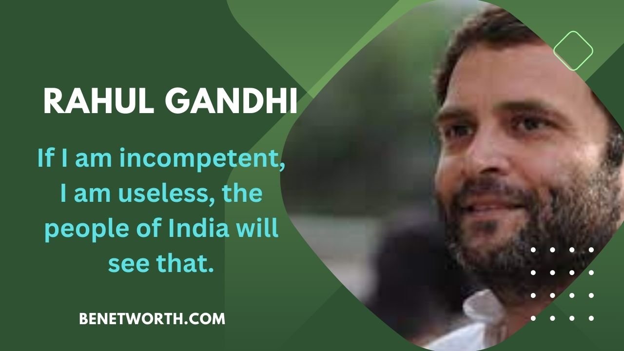 Rahul Gandhi Net Worth 